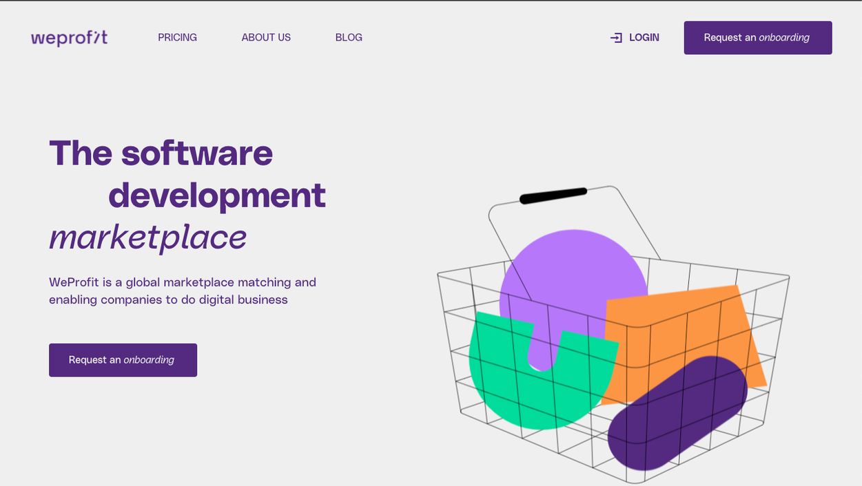 Monochrome website example